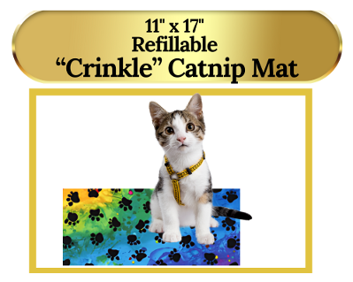 Catnip Crinkle Mat 11 x 17 Crinkle Catnip Mat